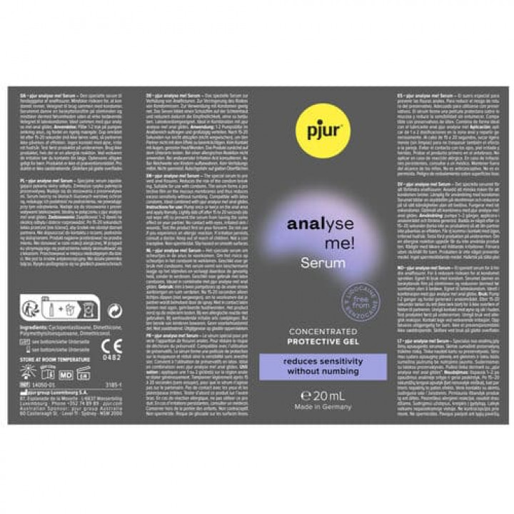 Relaxante Anal Pjur Analyse Me! - Serum 20 ml