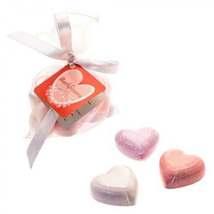 Sais de Banho em Forma de Coração - 10 x 12g