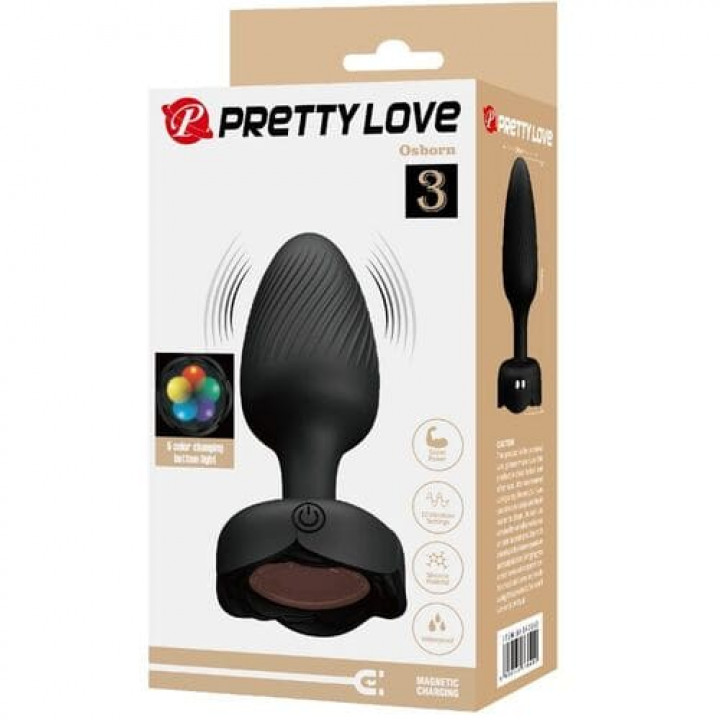 Plug Anal com Led Pretty Love Osborn - 9.8 cm