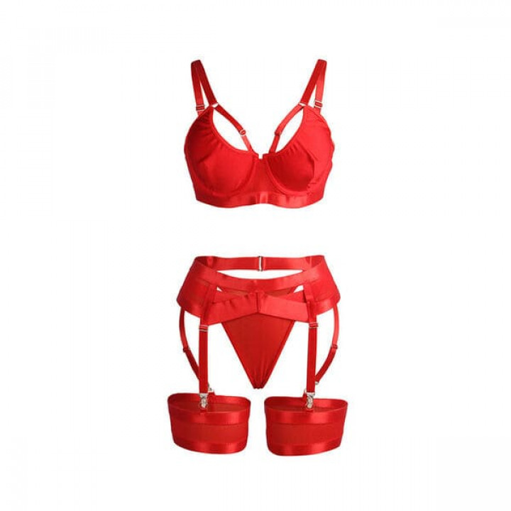Conjunto Subblime Bondage 955250 - Vermelho S/M