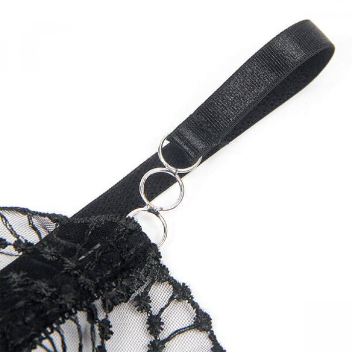 Body Transparente Subblime 955212 - Preto S/M