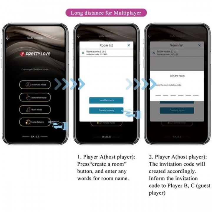 Ovo Vibratório Pretty Love Abner Com App