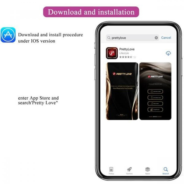 Ovo Vibratório Pretty Love Abner Com App