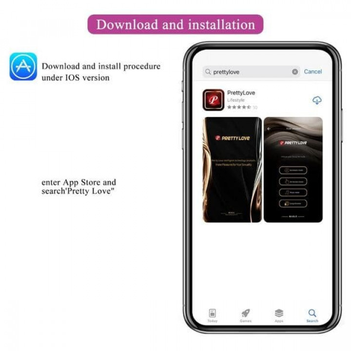Ovo Vibratório Pretty Love Casper Com App