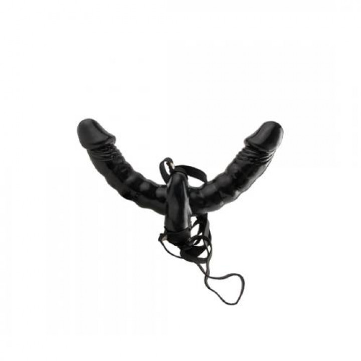 Fetish Fantasy Vibrating Double Delight Strap-On