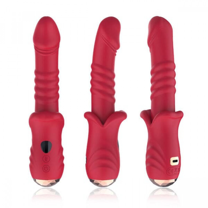 Vibrador Armony Vermelho - Impulso + Vibração