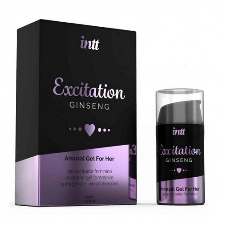 Intt - Excitation Ginseng - Gel Excitante Para Ela 15 ml