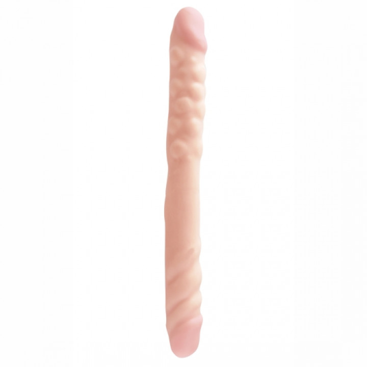 Dildo Duplo Basix Rubber Works Natural 37 cm