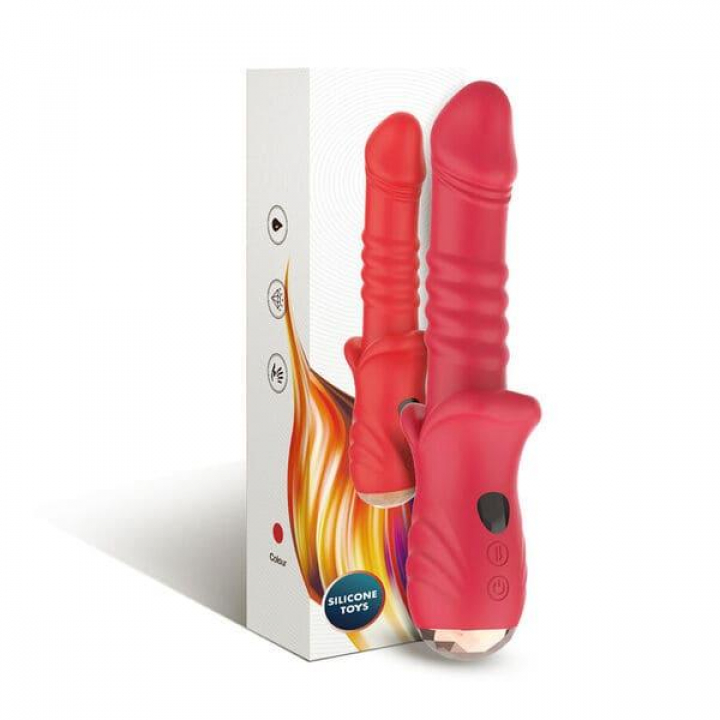 Vibrador Armony Vermelho - Impulso + Vibração