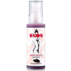 Óleo de Massagem Efeito Calor Eros Lady Juicy Groselha 125 ml
