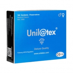 144 Preservativos Unilatex Naturais