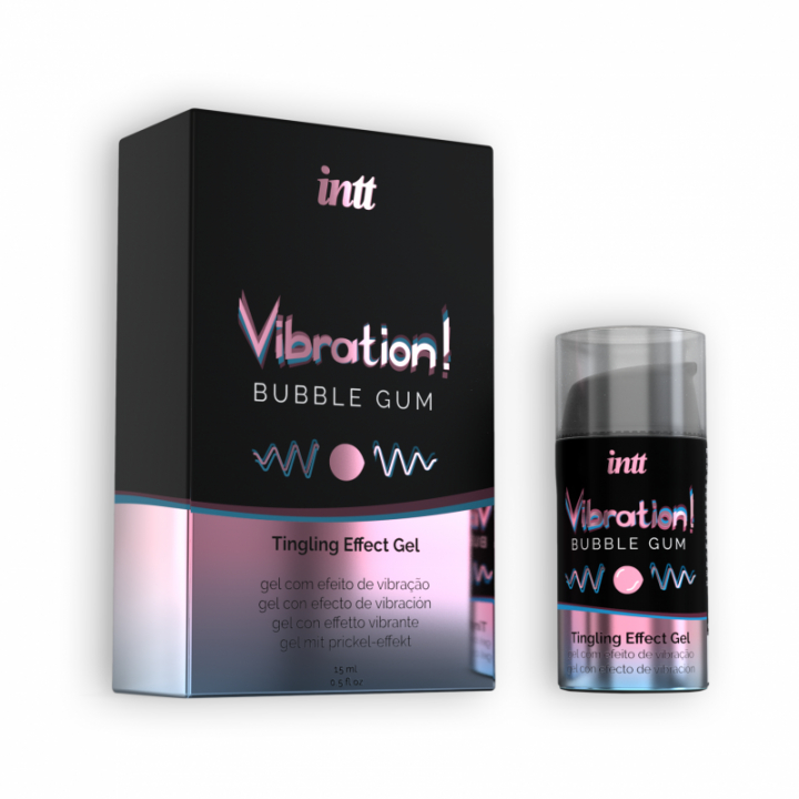 Vibrador Liquido Intt Vibration! Bubble Gum 15 ml