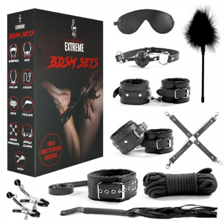 Kit Extreme BDSM Set - 9 Peças